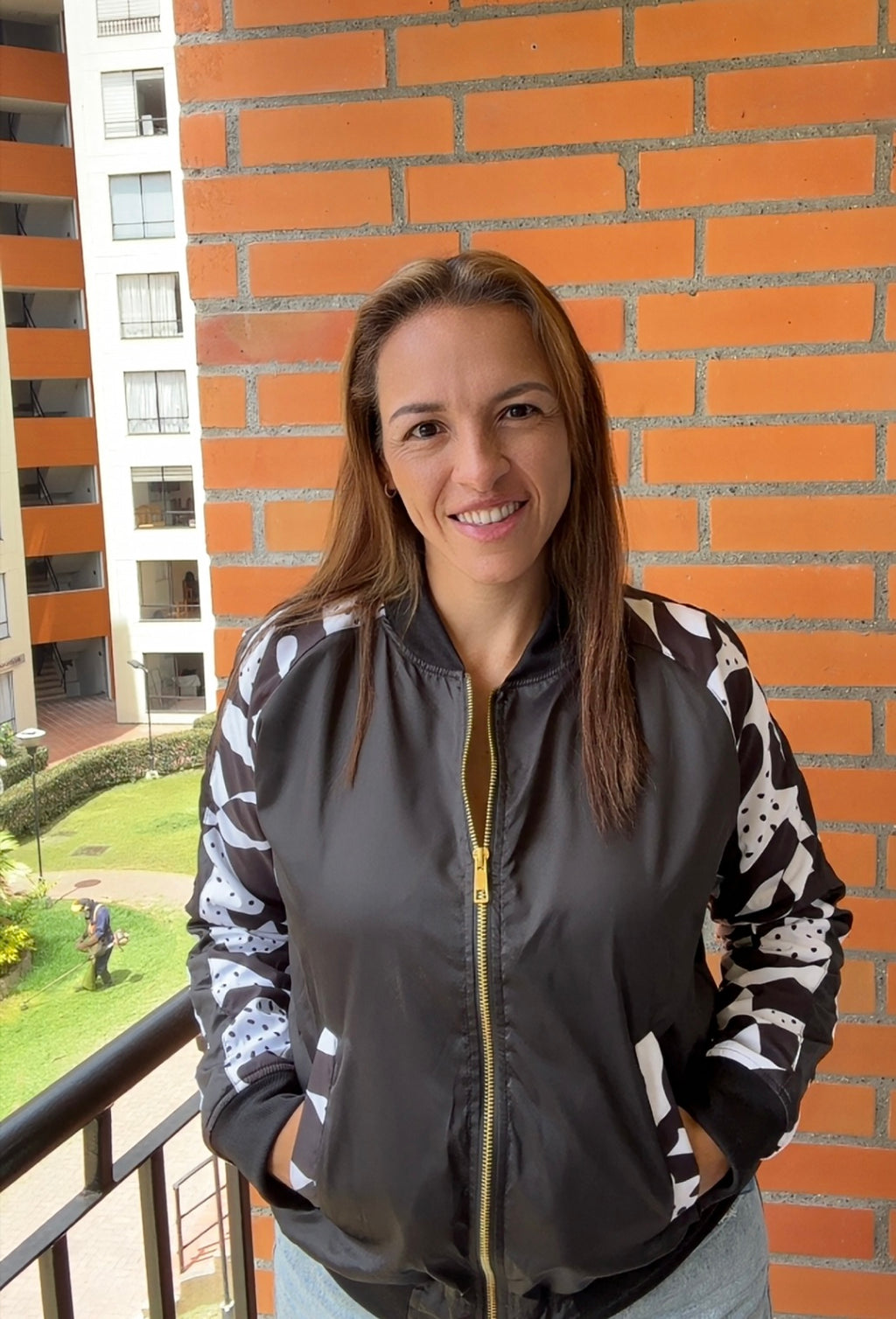 Chaqueta Bomber Contraste D
