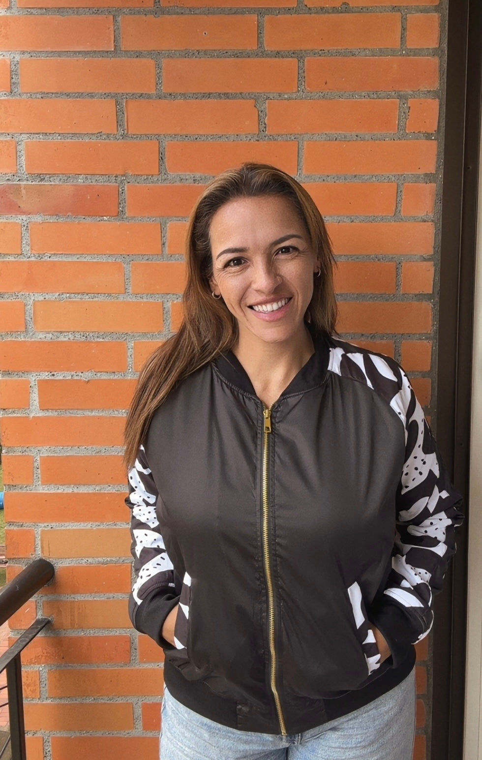 Chaqueta Bomber Contraste D