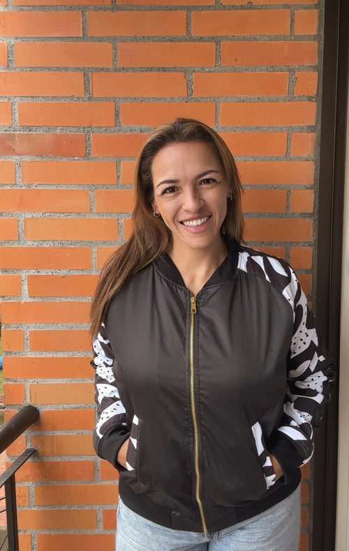 Chaqueta Bomber Contraste D
